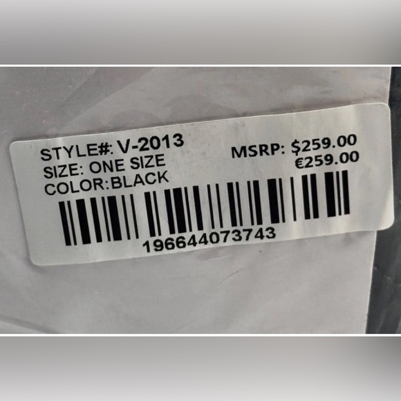 Valentino Orlandi Quilted Black Vegan Leather Satchel / Crossbody – NWT - Picture 5 of 7